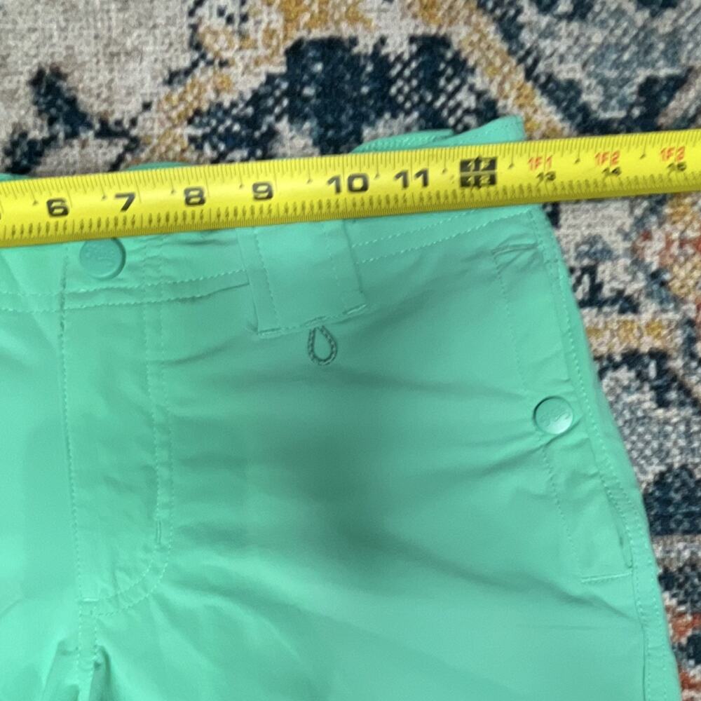 Huk Women's Performance Fishing Shorts Mint Green Aqua Size XS - Picture 6 of 7